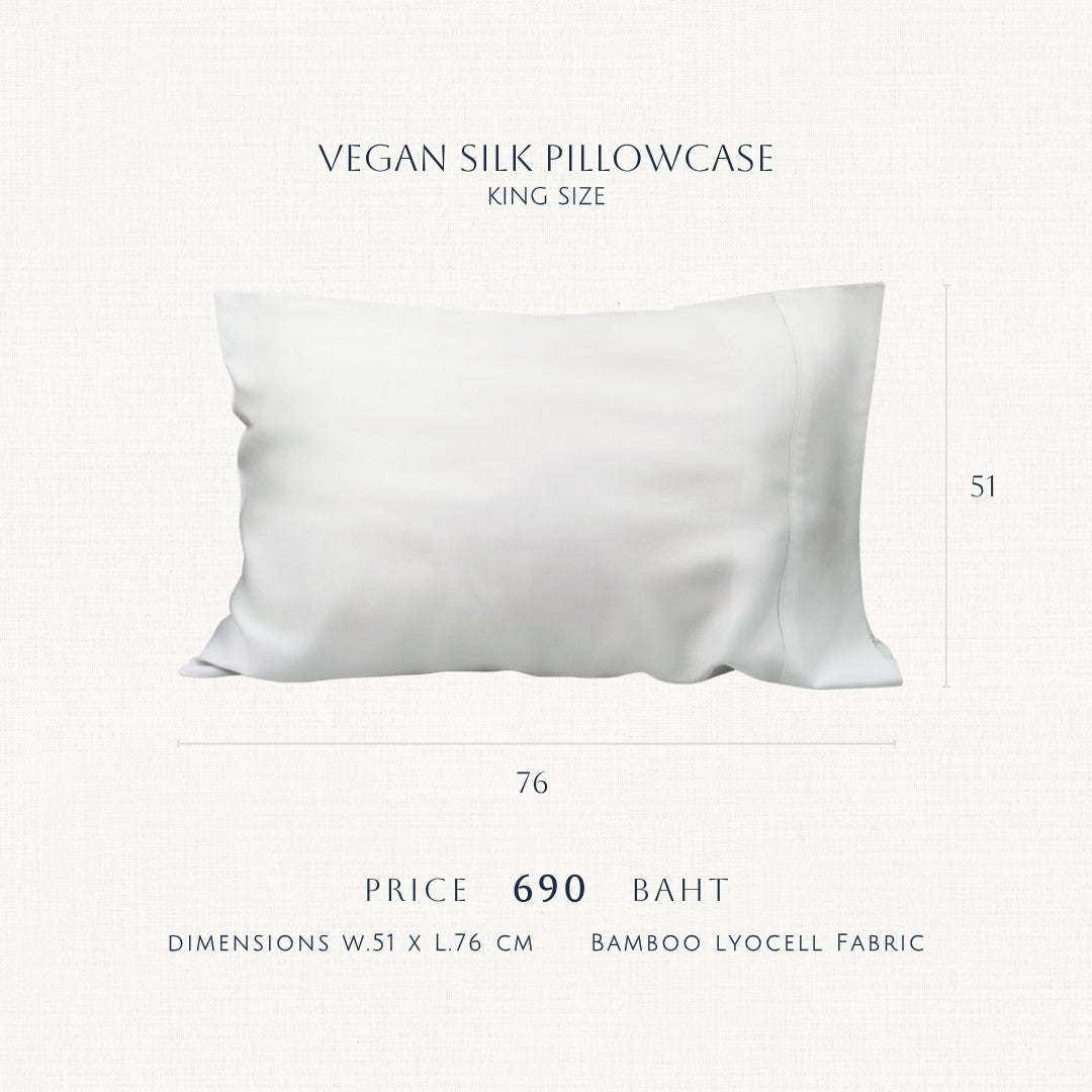 Vegan Silk Pillowcase